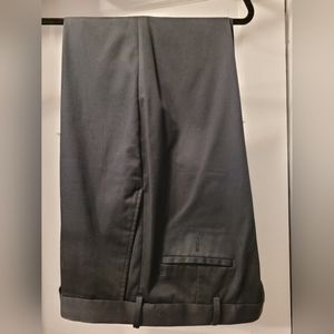 Haggar classic fit no iron khaki grey dress pants 40x31